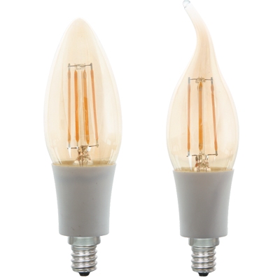 Dimmable LED Filament Candle Bulb